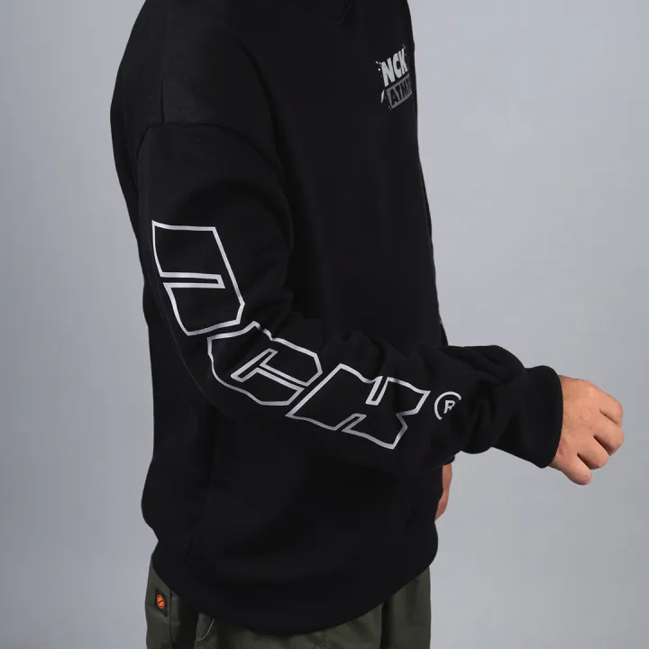 Nick Automatic "REAPER SWEATER" Black Long Sleeve Shirt