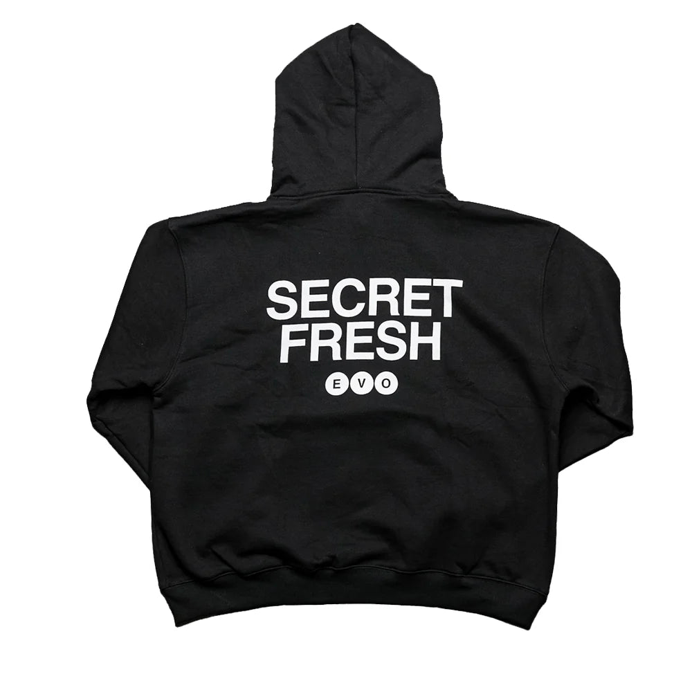 Secret Fresh x EVO Hoodie - Black