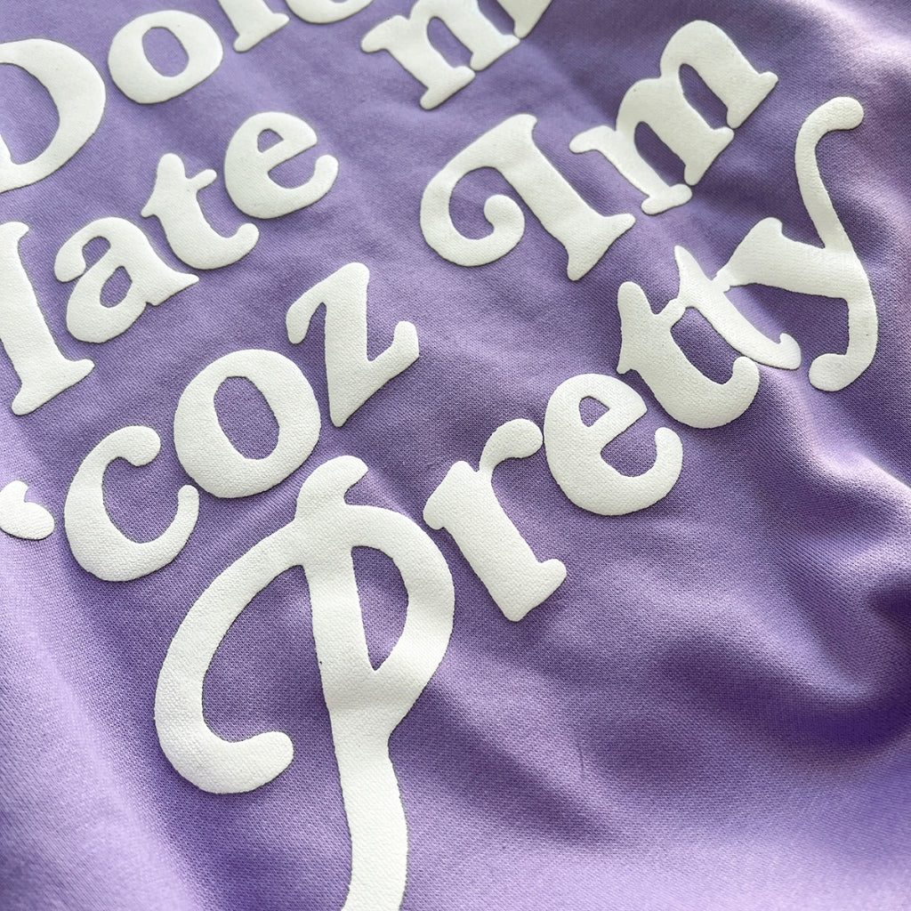 Prettiest® 'Y2' HOODIE - LILAC